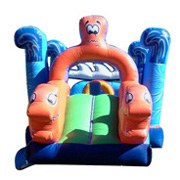 inflatable Digging For Dinosaurs bouncer cartoons